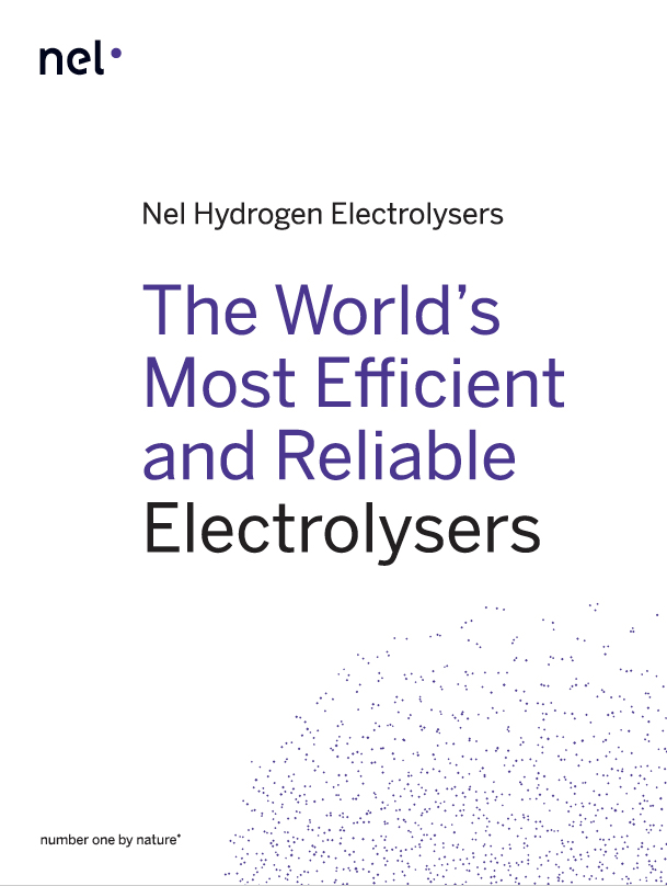 Nel brochure "The World's most Efficient and Reliable Electrolysers"