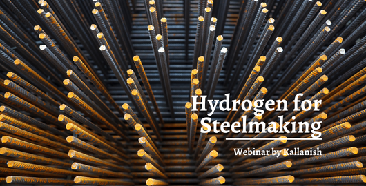 Webinar cover - Hydrogen for Steelmaking