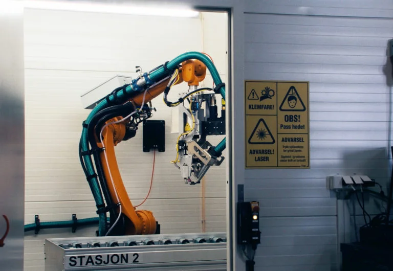 Machinery inside a station