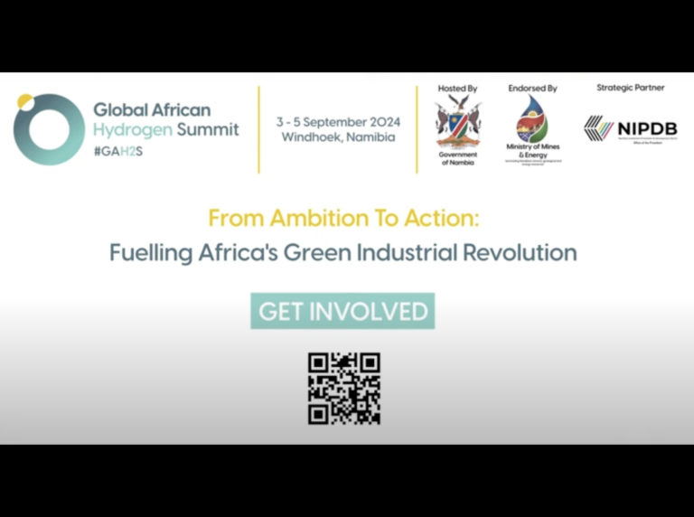 Event poster for Global African Hydrogen Summit 2024