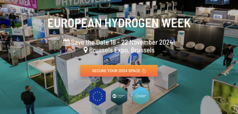 Event poster for European Hydrogen Week